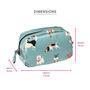 Best In Show Colourful Dog Design Makeup Bag, thumbnail 2 of 5