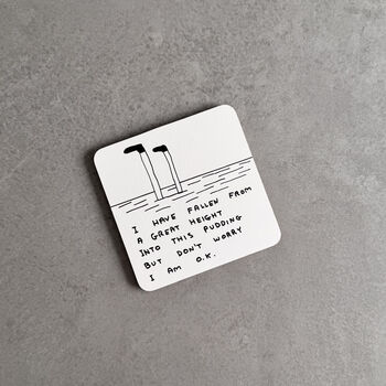 Pudding Coaster – David Shrigley Funny Art Gift, 4 of 5