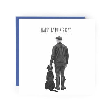 Happy Father’s Day One Man And His Dog Card – Heartwarming Dad And Dog Father’s Day Card – Perfect For Dog Lovers, 2 of 5
