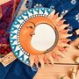 Handmade Sun And Moon Mirror With Mosaic Detail, thumbnail 1 of 8