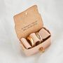 Personalised Leather Wedding Ring Pouch, thumbnail 1 of 6
