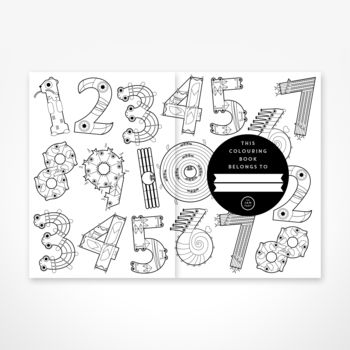 Educational Numbers Colouring Book, 7 of 8