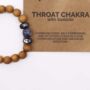 Mens Sodalite And Cedarwood Bracelet For Communication, thumbnail 3 of 5