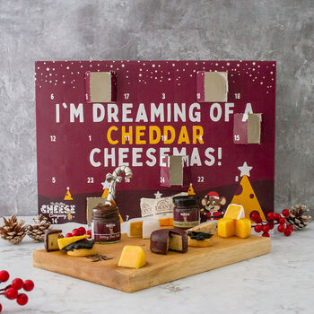 Xmas Advent Calendar With Cheese, Chutney, And Biscuits, 2 of 6