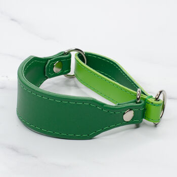 Leather Martingale Collar For Sighthounds, 6 of 11