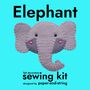 Elephant Felt Decoration Sewing Kit, thumbnail 1 of 5