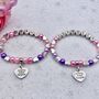 Personalised Granddaughter Charm Bracelet, Great Granddaughter Gift, thumbnail 1 of 12