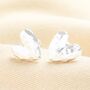 Molten Heart Stud Earrings, thumbnail 3 of 9