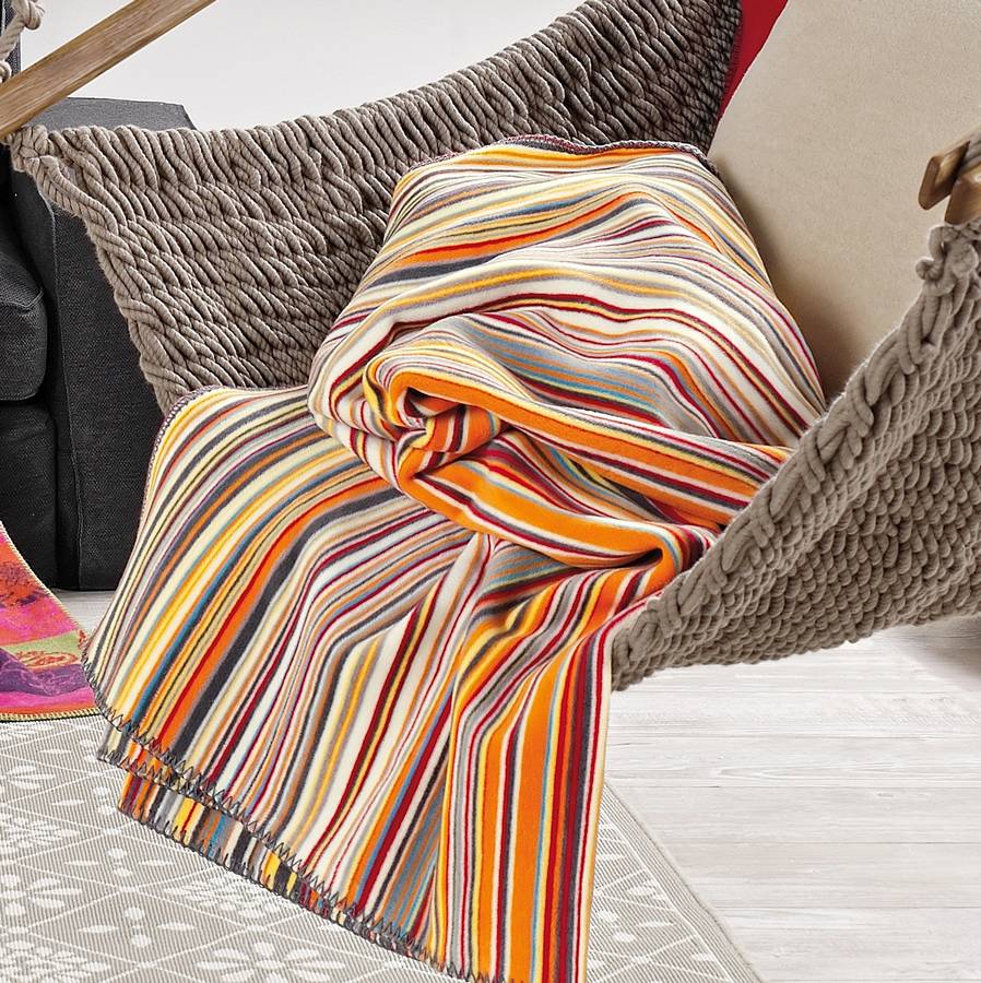 bright stripe throw by marquis & dawe