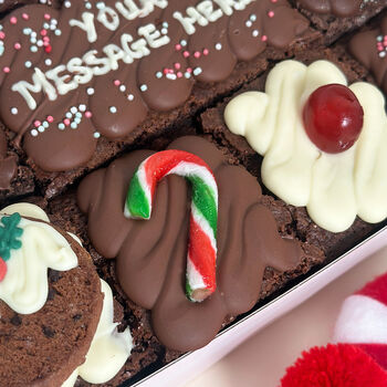 Personalised Christmas Brownie Box, 2 of 5