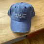 85% Dad Jokes 15% Coffee Embroidered Slogan Cap, thumbnail 4 of 6