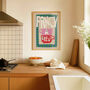 Fancy A Brew Kitchen Wall Art Print, thumbnail 5 of 8