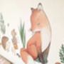 Children's Woodland Animals Wall Decal Stickers, thumbnail 7 of 11