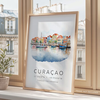 Curaçao Caribbean Travel Print, 2 of 7