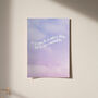 It's Such A Nice Day Typography Print, thumbnail 2 of 7