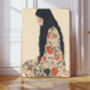 Female Flower Dress Art Print, thumbnail 1 of 3