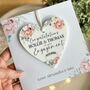 Engagement Personalised Detachable Keepsake Card, thumbnail 1 of 2