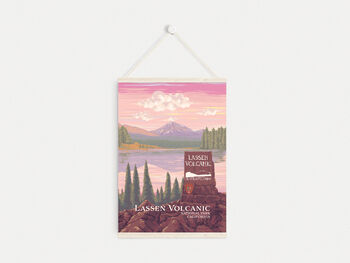 Lassen Volcanic National Park USA Travel Poster Print, 6 of 8