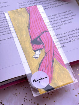 Striped Pyjama Illustrated Double Sided Bookmark, 3 of 5