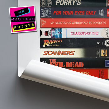 45th Birthday Gift Films From 1981 Personalised Print, 4 of 9