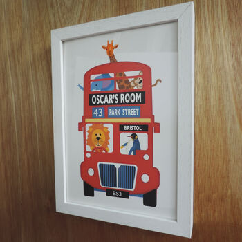 Personalised London Bus Picture, 3 of 3