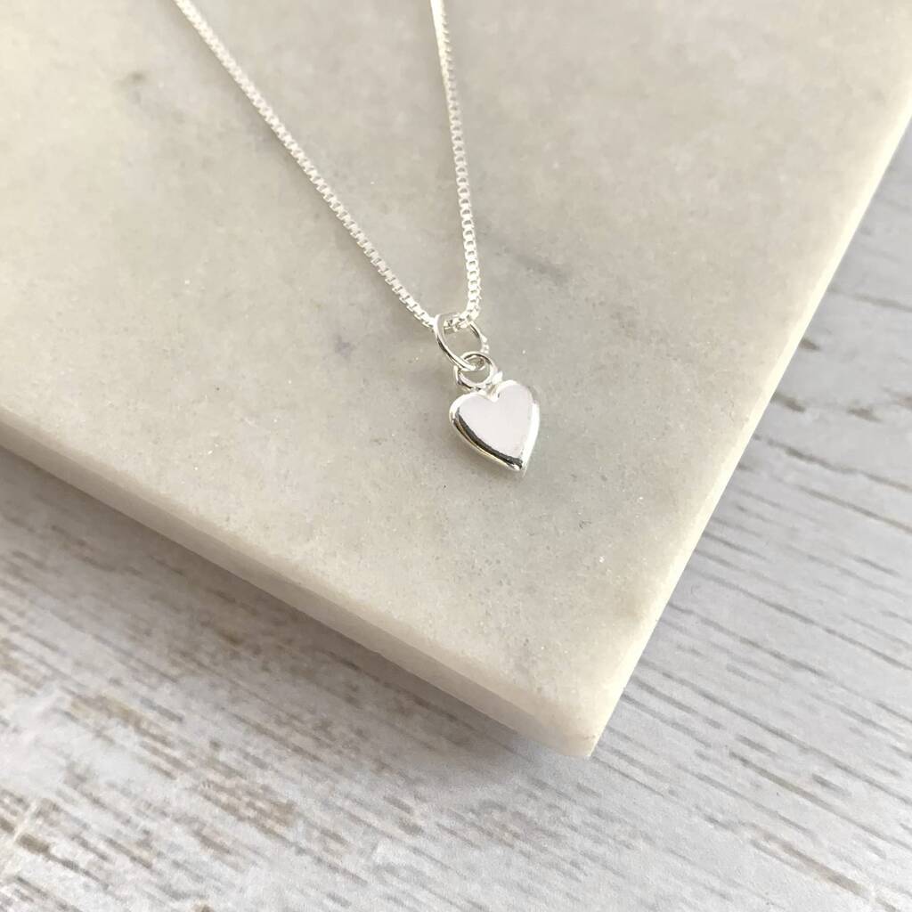 Sterling Silver Heart Necklace 'On Your Confirmation'