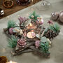 Pink Star Candle Tealight Centrepiece, thumbnail 1 of 5