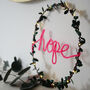 Personalised Holly Fairy Light Wreath, thumbnail 3 of 6