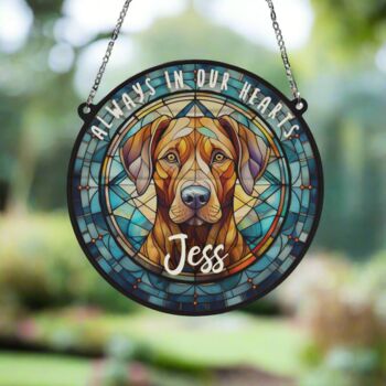 Rhodesian Ridgeback Memorial Suncatcher, 4 of 6