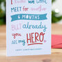 'Already You're My Hero' Christmas Card From The Bump, thumbnail 2 of 2