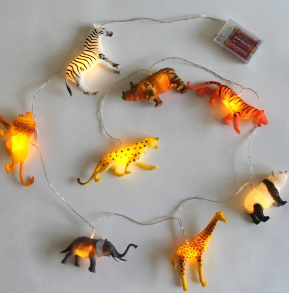 Safari Animals String Lights, 1 of 3