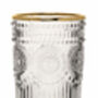 Gold Rimmed Textured Tumblers, thumbnail 3 of 4