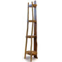 Solid Teak Corner Shelf Unit Wooden Shelving Unit, thumbnail 5 of 7