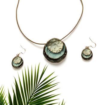 Boho Jewellery Gift Set Layered Earrings And Necklace, 9 of 9