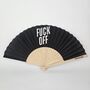 Handheld Fuck Off Folding Fan, thumbnail 2 of 2