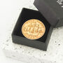 Personalised 60th Birthday Sixpence Heart Compact Mirror, thumbnail 11 of 12