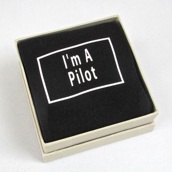 'Trust Me I'm A Pilot' Socks, 3 of 8