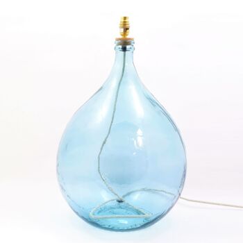 Large Recycled Glass Lamp | 62cm | Eight Colours, 7 of 10
