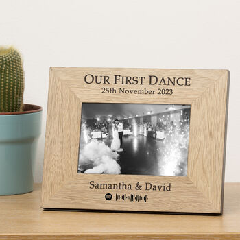 Our First Dance Wedding Day Picture Frame, 3 of 5