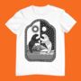 Mens Bear Sun And Moon Design T Shirt, thumbnail 6 of 7