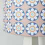 Daisy Daisy Lampshade In Pink Or Blue, thumbnail 3 of 4