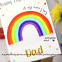Rainbow Relation Father's Day Card, thumbnail 4 of 11