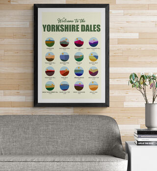Welcome To The Yorkshire Dales Art Print, 4 of 5