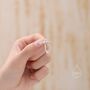 Cz Constellation Star Ear Jacket In Sterling Silver, thumbnail 4 of 10