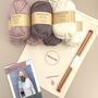 Earn Your Stripes Scarf 100% Merino Knitting Kit, thumbnail 2 of 8