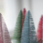 Festive Christmas Bottle Brush Trees Four Ass Colours, thumbnail 5 of 6
