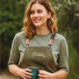 Personalised Artisan Crossback Apron With Heart, thumbnail 1 of 3