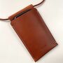 Handmade Leather Phone Bag, thumbnail 10 of 10