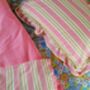 Vintage Stripe Organic Cotton Double Duvet Cover, thumbnail 2 of 6