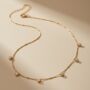 Delicate Charm And Chain 18k Gold Plated Necklace, thumbnail 1 of 2